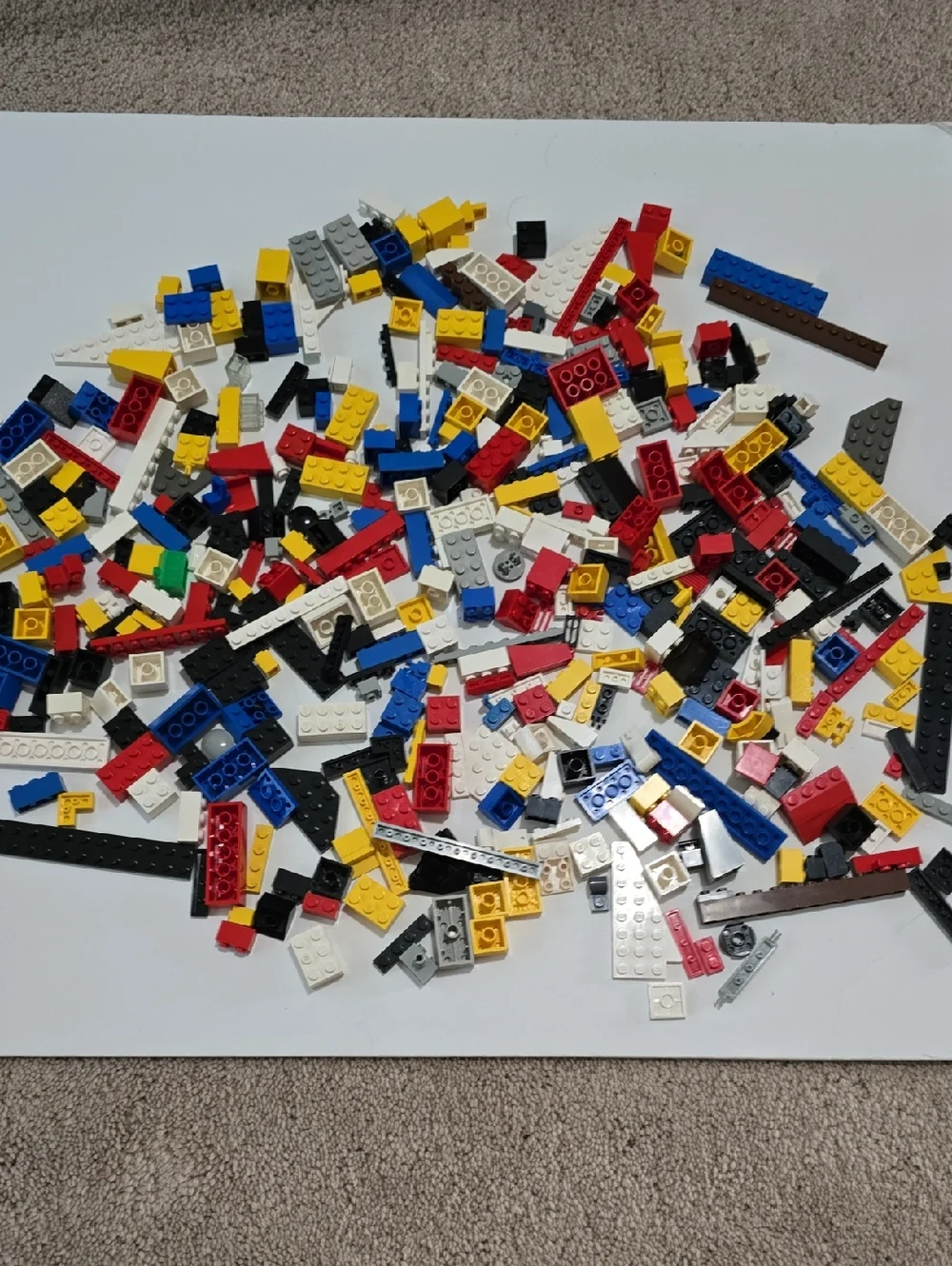 Vintage - Mixed Assorted Building Bricks - Multicolor Lot